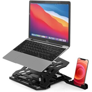 Laptop and Phone Stand for Desk Adjustable Foldable