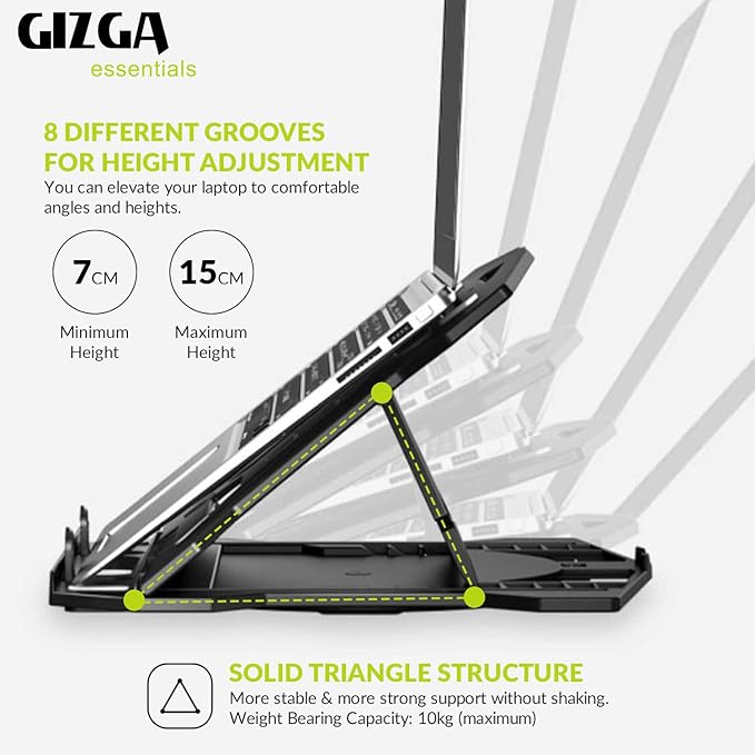 Adjustable Laptop and Phone Stand side view