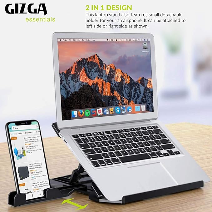 Laptop and Phone Stand for work from home setup