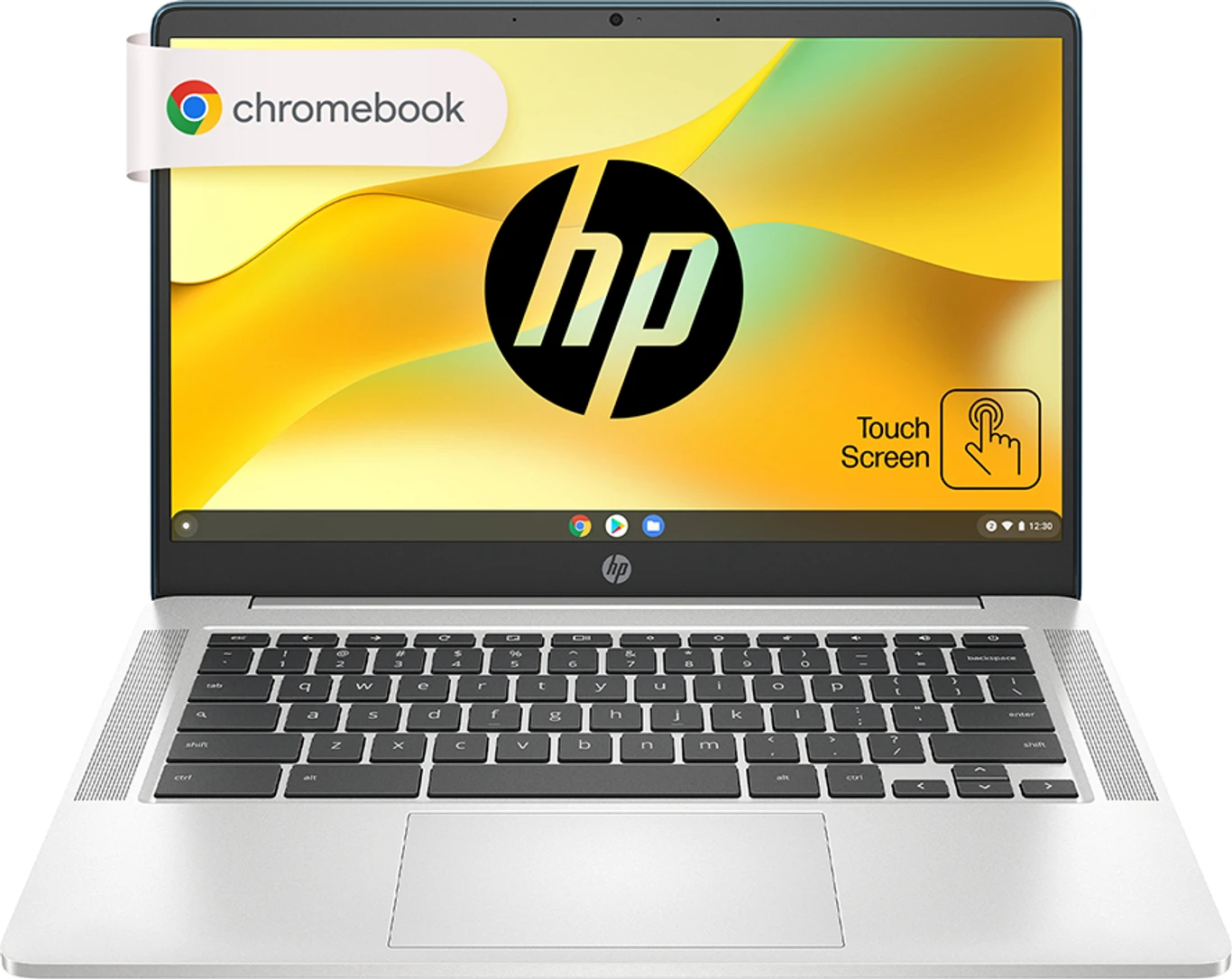 HP Chromebook Intel Celeron Dual Core N4120 - (4 GB/64 GB EMMC Storage/Chrome OS) 14a-ca0506TU Chromebook (14 Inch, Mineral Silver, 1.49 Kg)