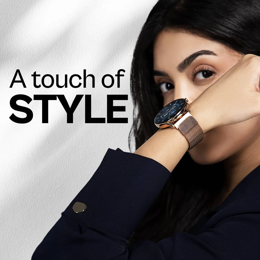 Noise Pulse Go Buzz Smart Watch with Advanced Bluetooth Calling, 1.69 Inch TFT Display, SpO2, 100 Sports Mode with Auto Detection, Upto 7 Days Battery (2 Days with Heavy Calling) - Rose Pink - Image 2