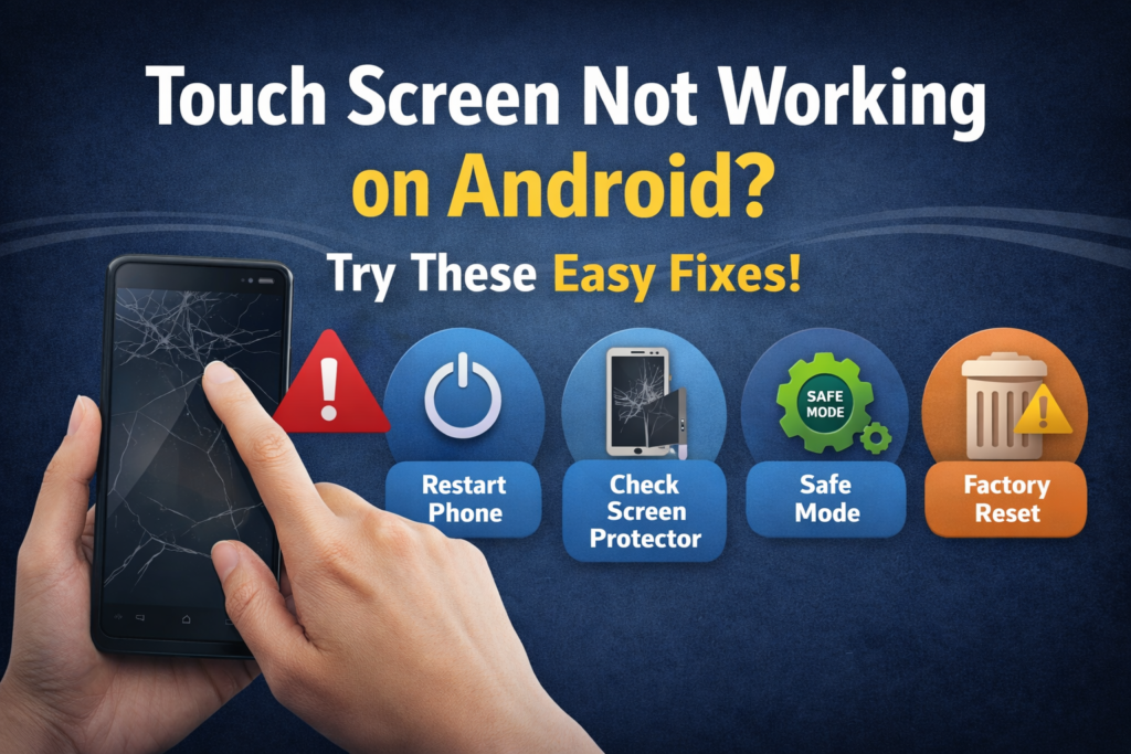 touch screen not working android